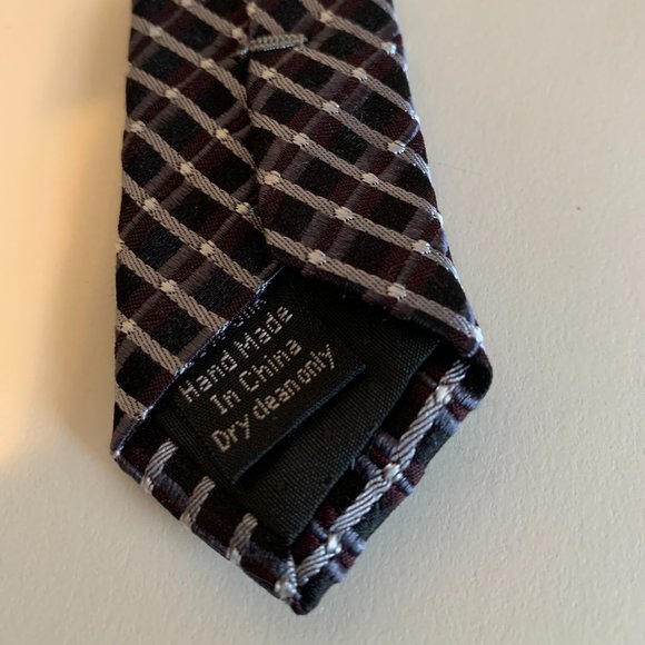 Pronto Uomo Men's Black Silk Necktie - Picture 5 of 7